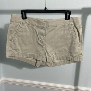 Size 8 J. Crew Chino Shorts.